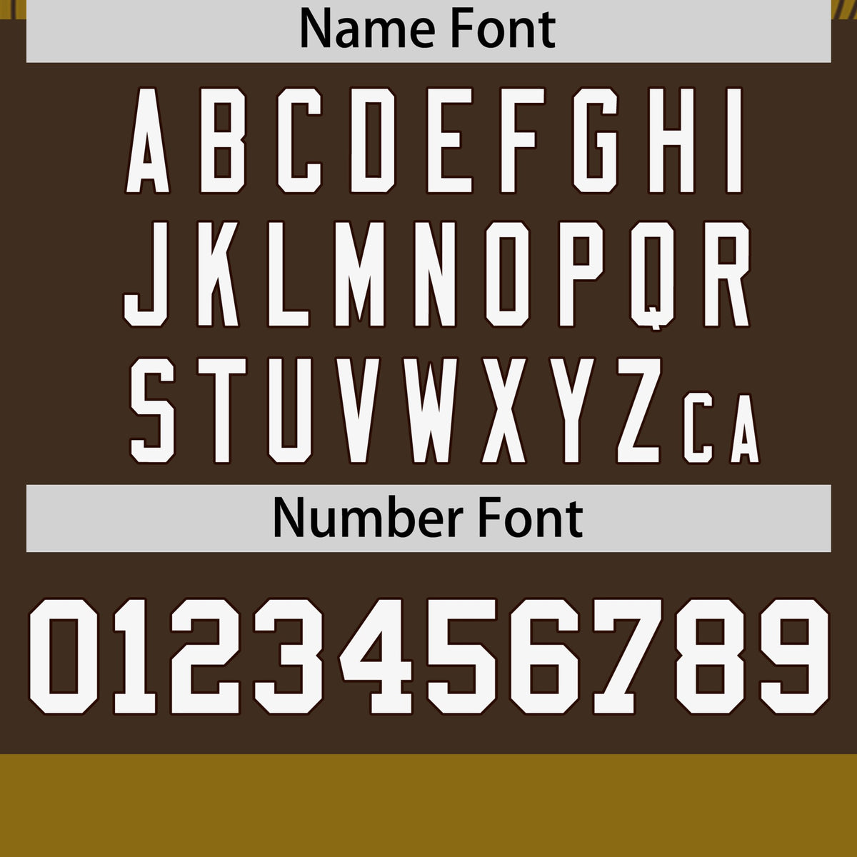 Custom Brown Personalized Line Pattern Performance T-Shirt