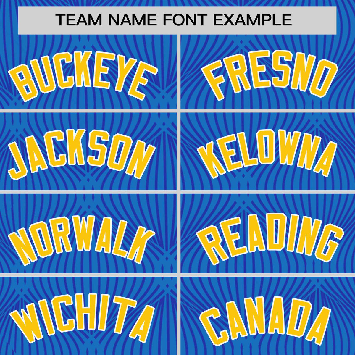 Custom Royal Blue Personalized Line Pattern Performance T-Shirt