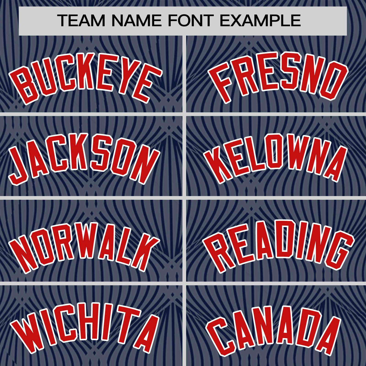 Custom Navy Personalized Line Pattern Performance T-Shirt