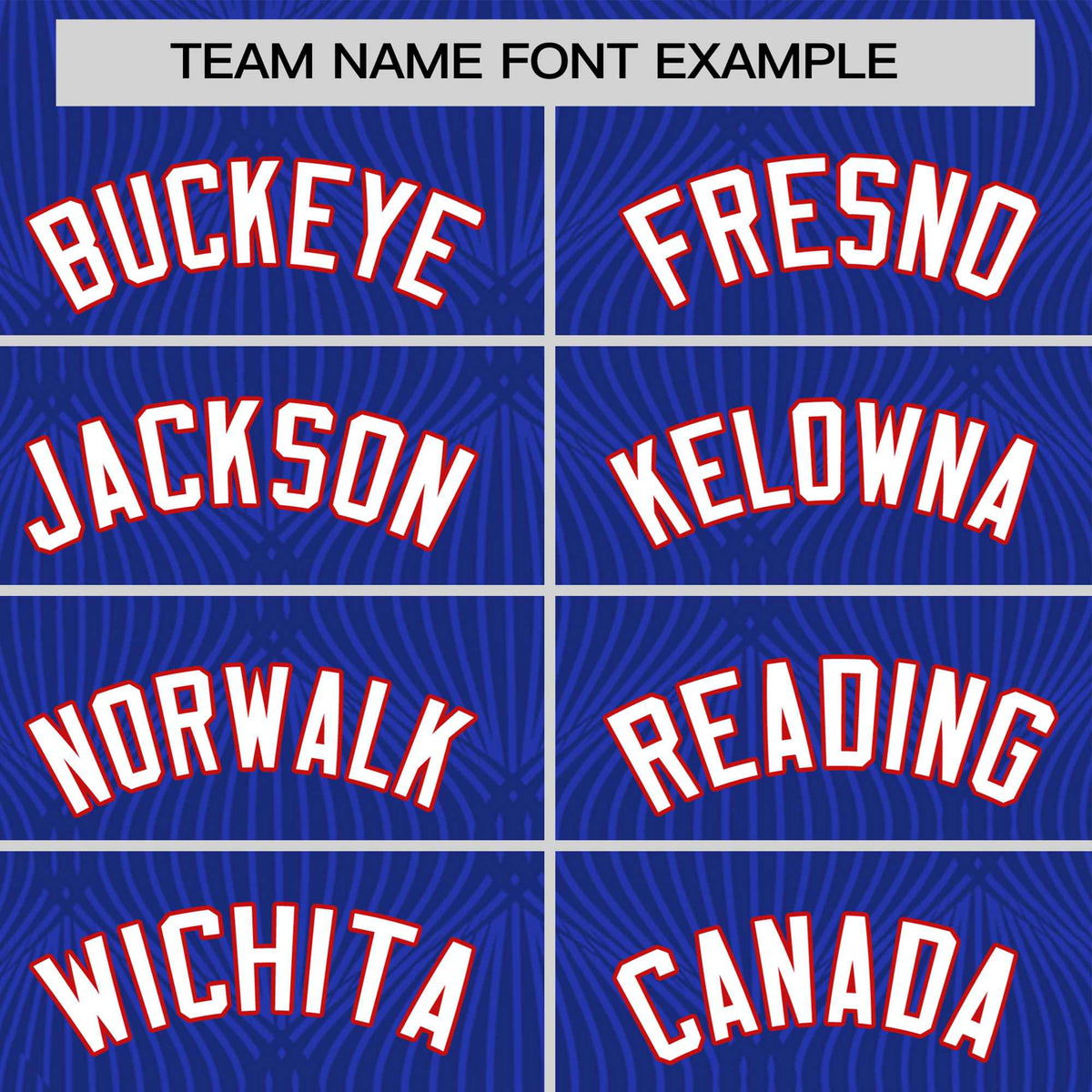 Custom Royal Blue Personalized Line Pattern Performance T-Shirt