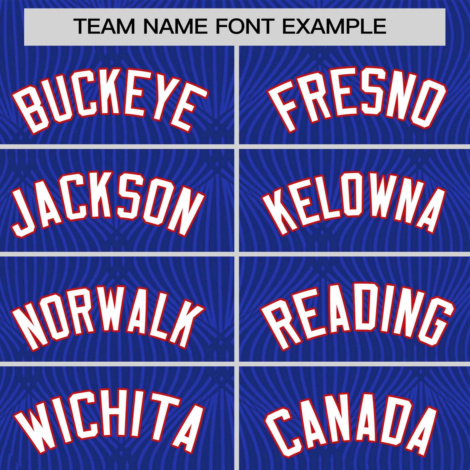 Custom Royal Blue Personalized Line Pattern Performance T-Shirt