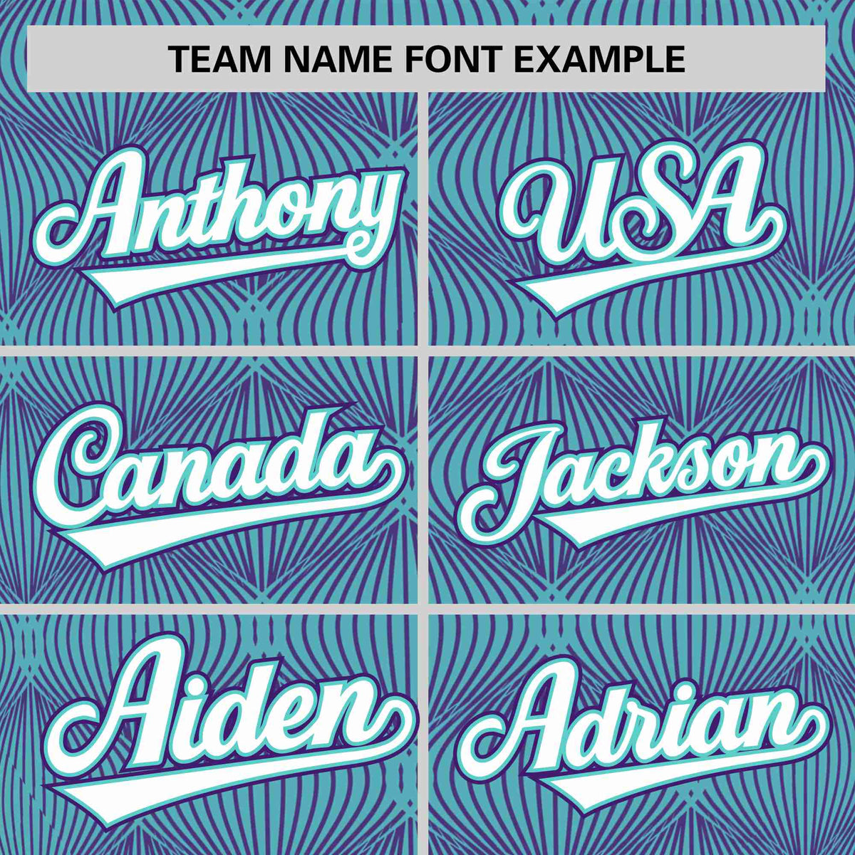 Custom Purple Personalized Line Pattern Performance T-Shirt