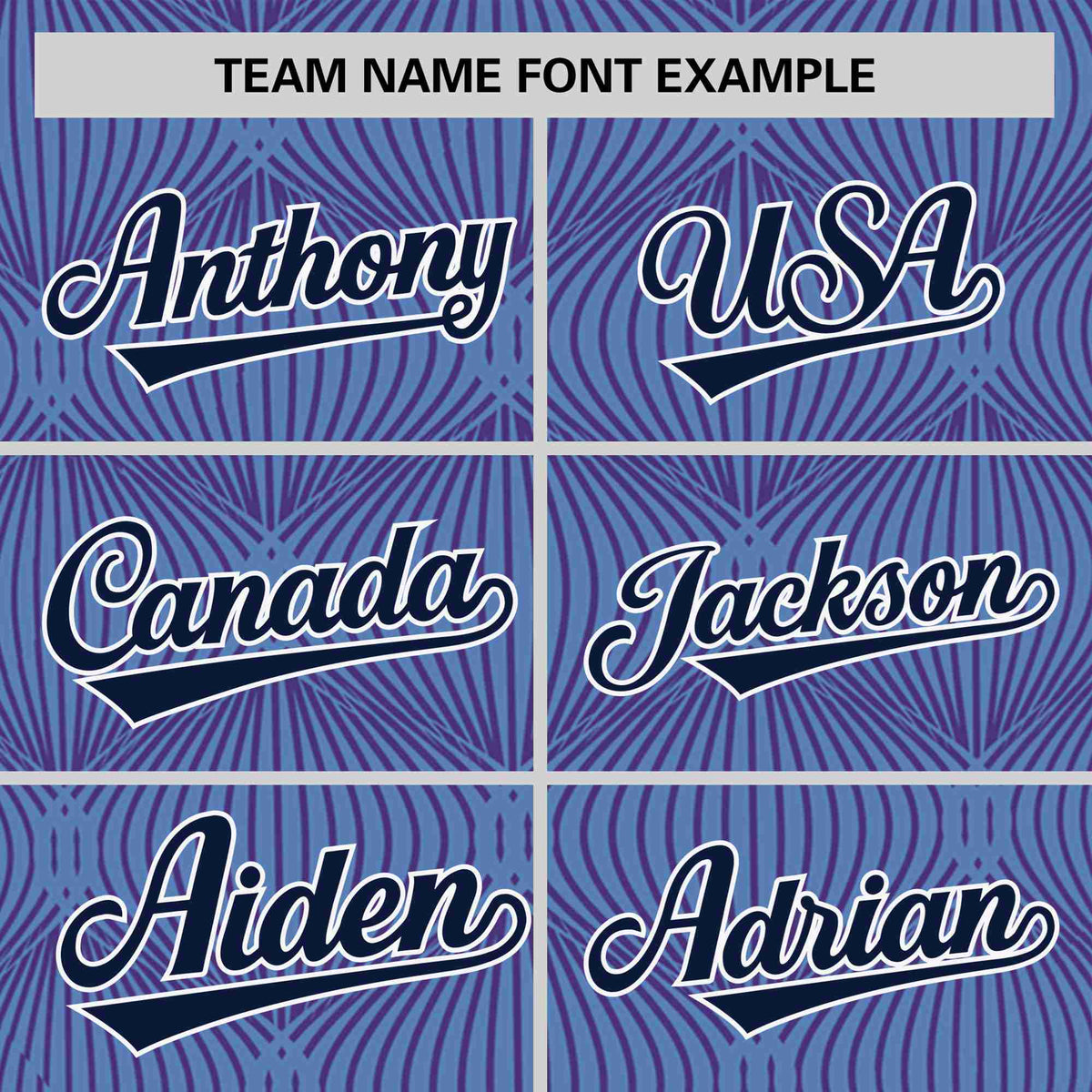 Custom Purple Personalized Line Pattern Performance T-Shirt