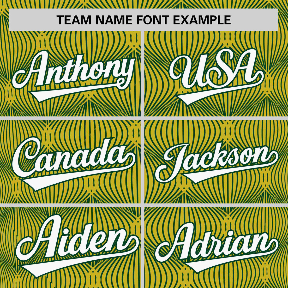 Custom Green Personalized Line Pattern Performance T-Shirt