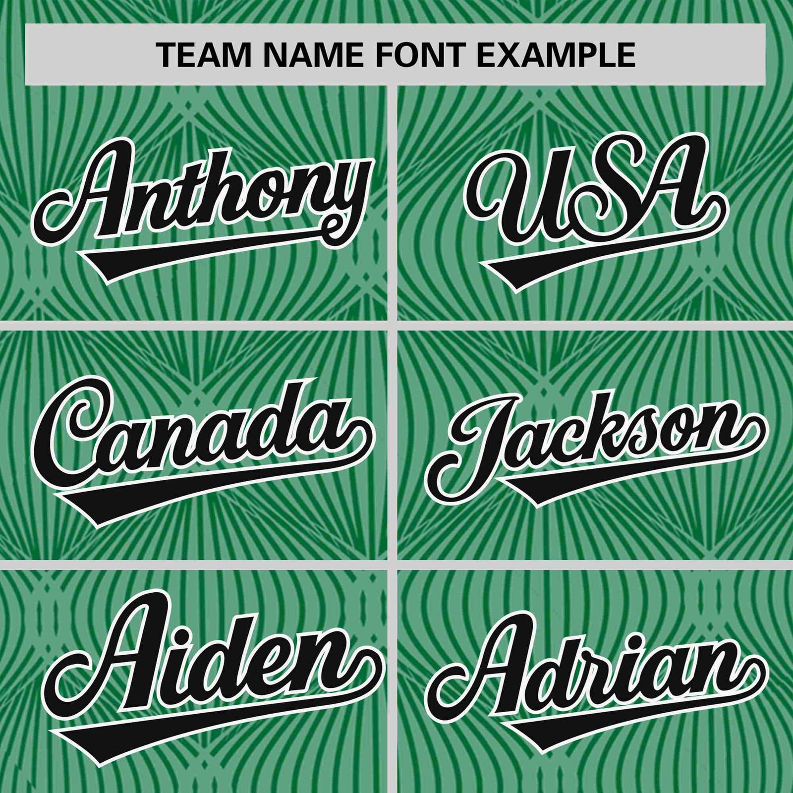 Custom Kelly Green Personalized Line Pattern Performance T-Shirt