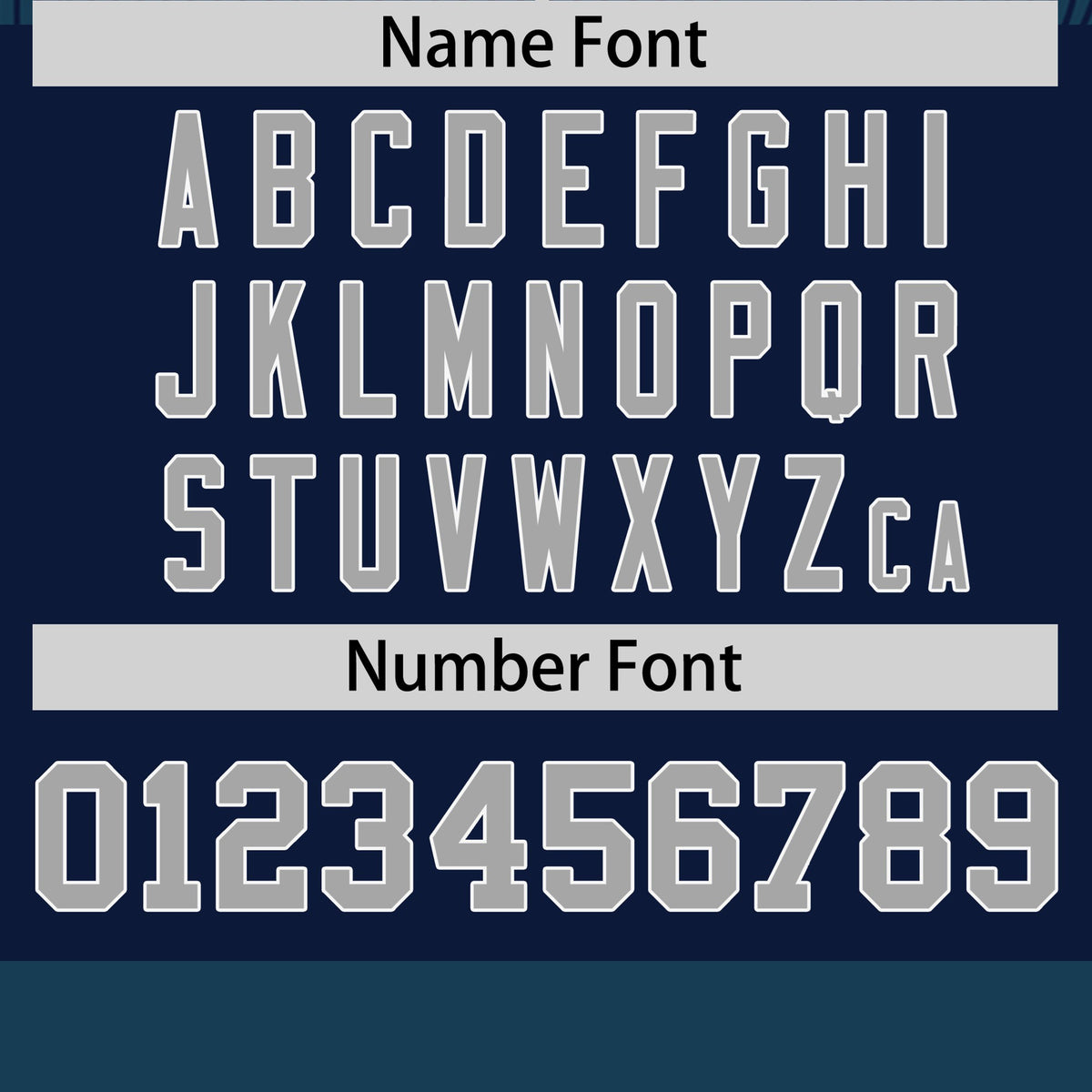 Custom Navy Personalized Line Pattern Performance T-Shirt