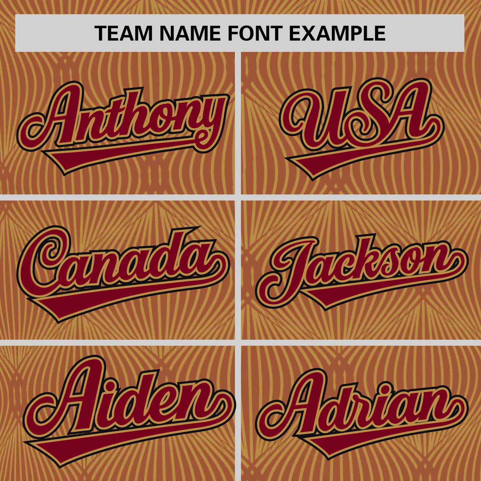 Custom Gold Personalized Line Pattern Performance T-Shirt