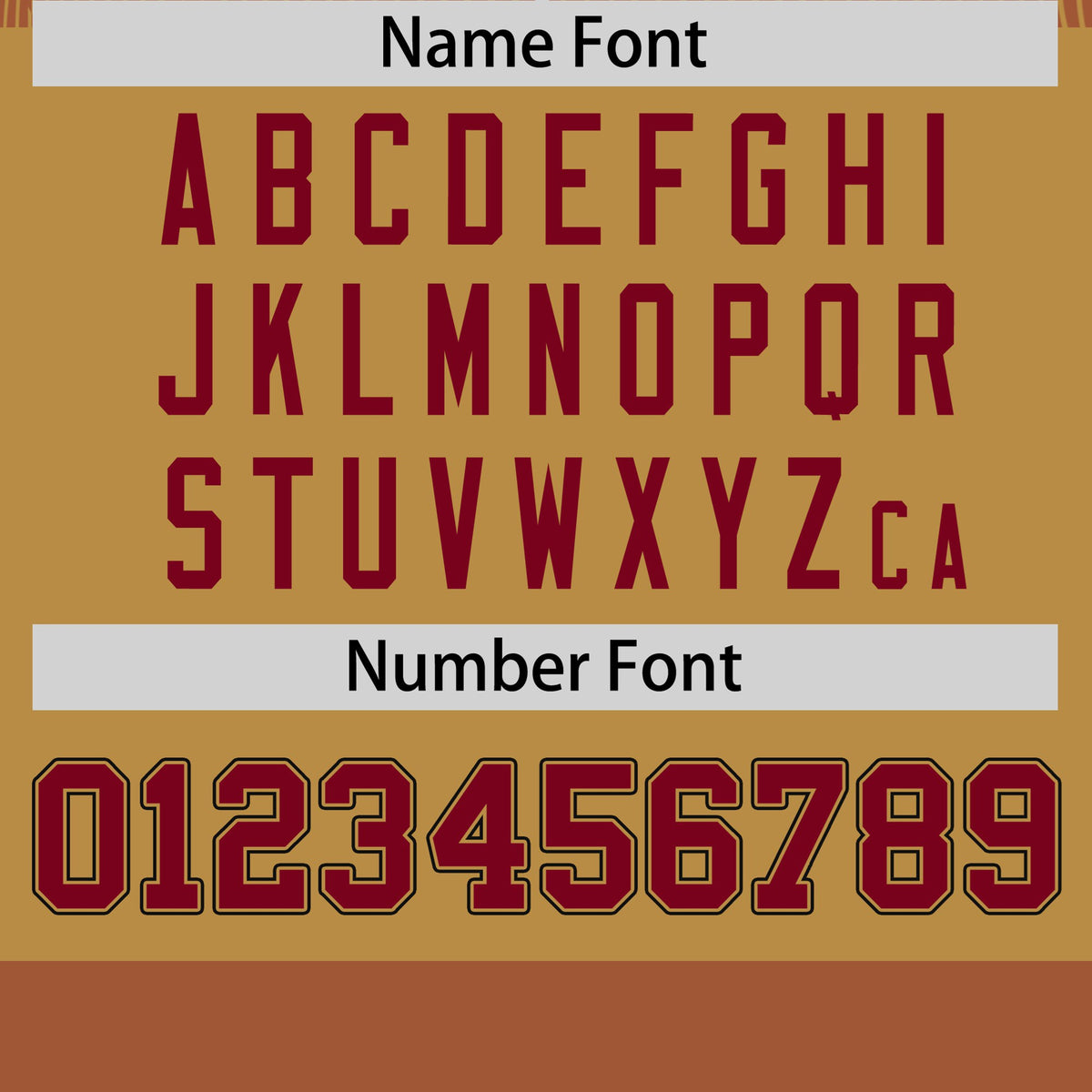 Custom Gold Personalized Line Pattern Performance T-Shirt