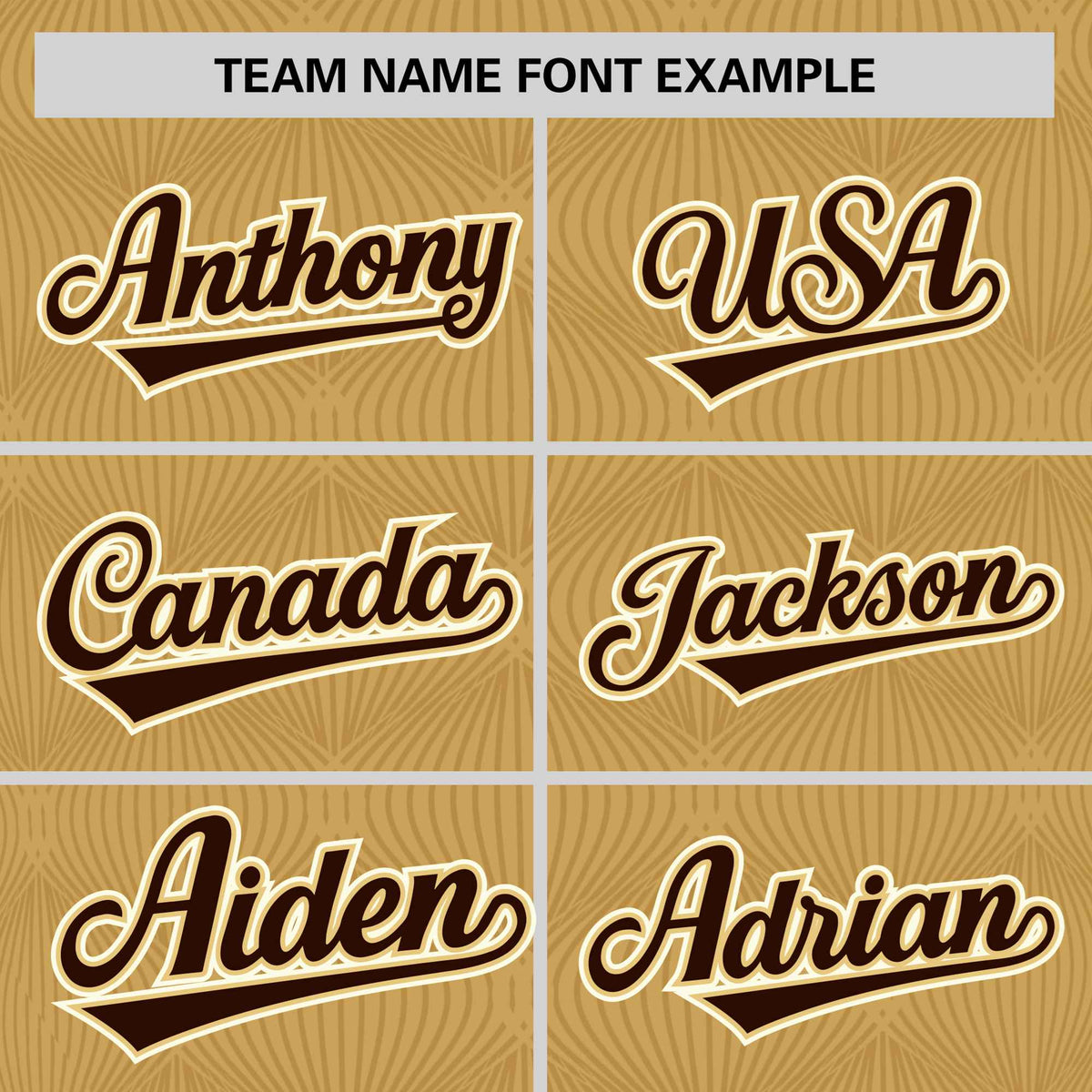 Custom Old Gold Personalized Line Pattern Performance T-Shirt