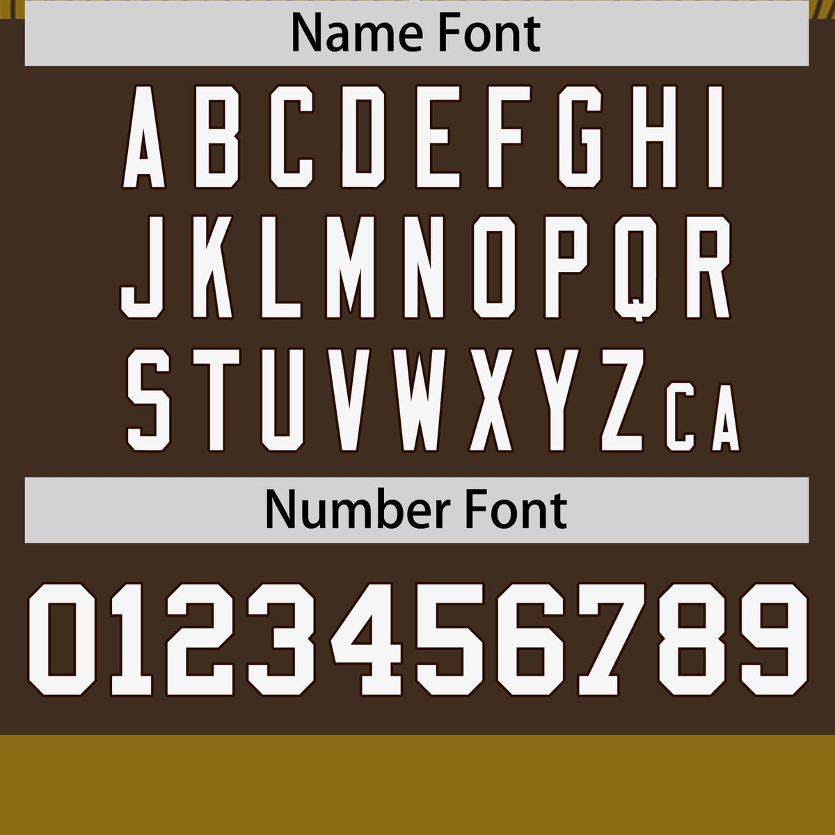 Custom Brown Personalized Line Pattern Performance T-Shirt