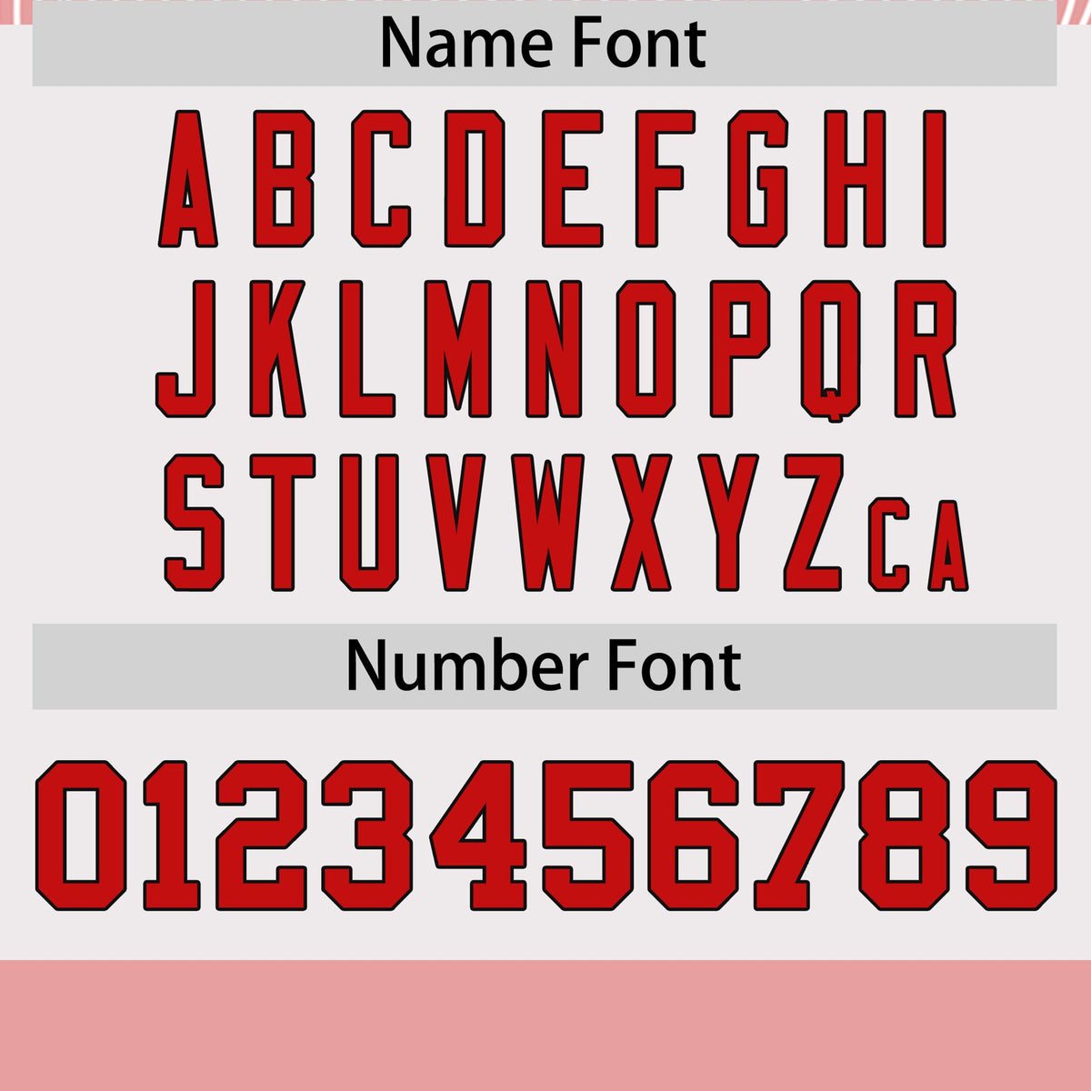 Custom Red Personalized Line Pattern Performance T-Shirt