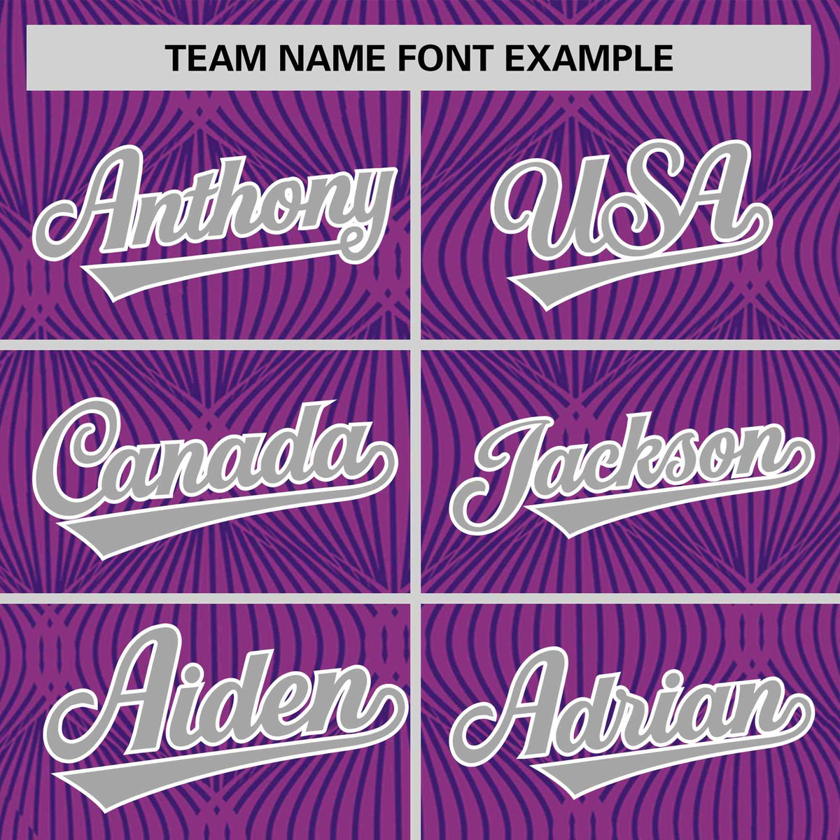 Custom Purple Personalized Line Pattern Performance T-Shirt