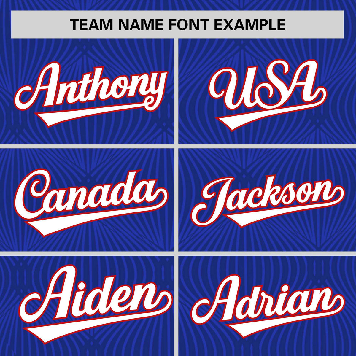 Custom Royal Blue Personalized Line Pattern Performance T-Shirt