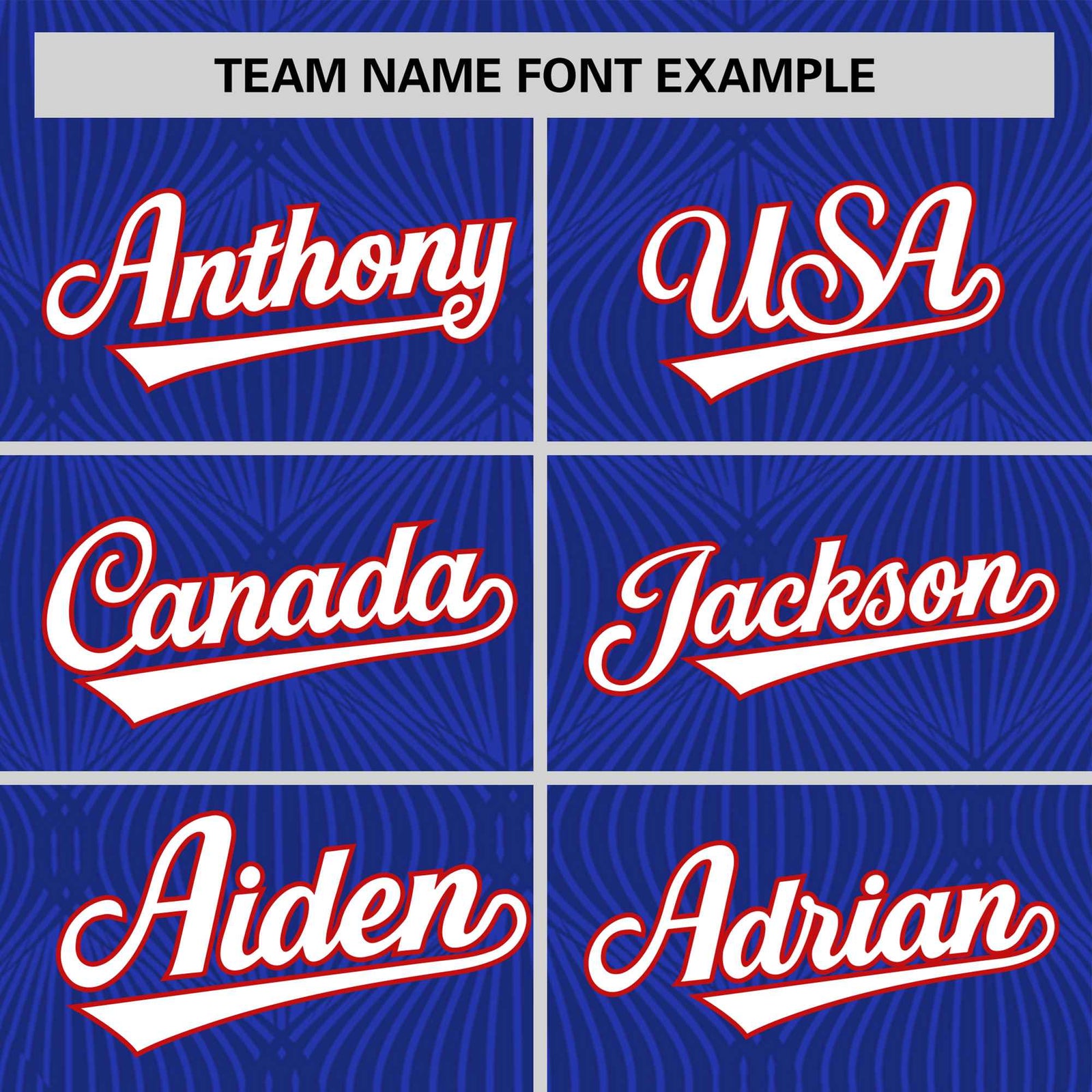 Custom Royal Blue Personalized Line Pattern Performance T-Shirt