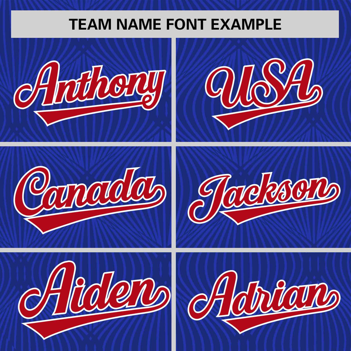 Custom Royal Blue Personalized Line Pattern Performance T-Shirt