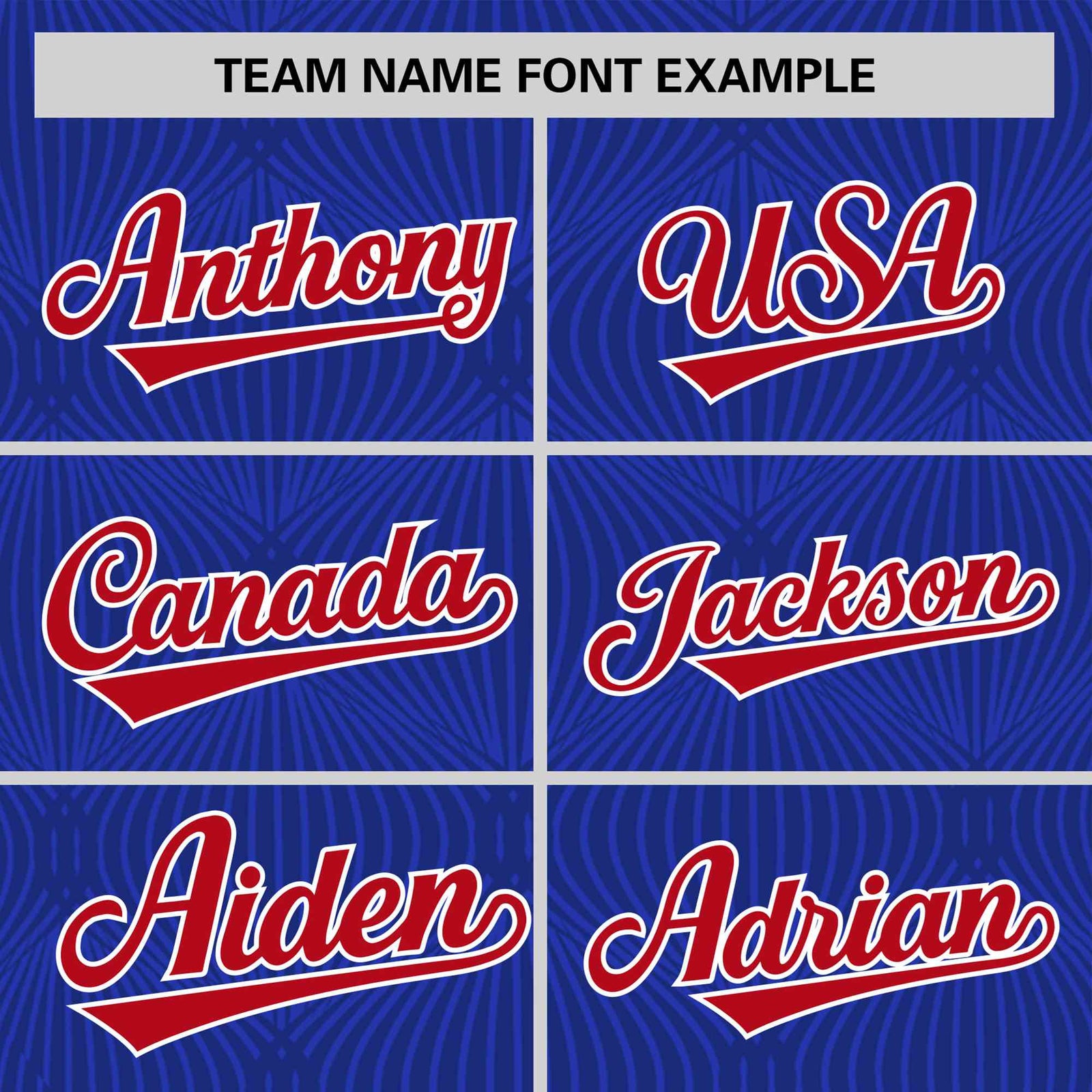 Custom Royal Blue Personalized Line Pattern Performance T-Shirt
