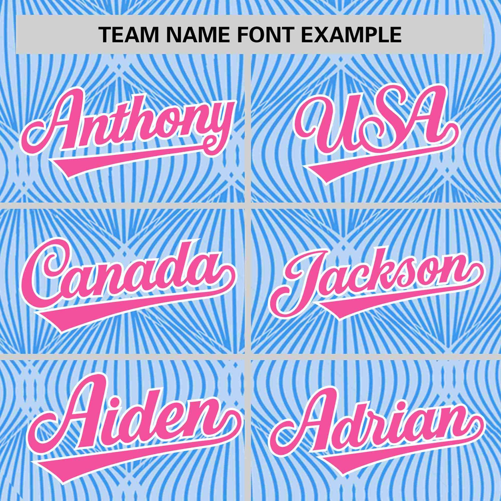 Custom Powder Blue Personalized Line Pattern Performance T-Shirt