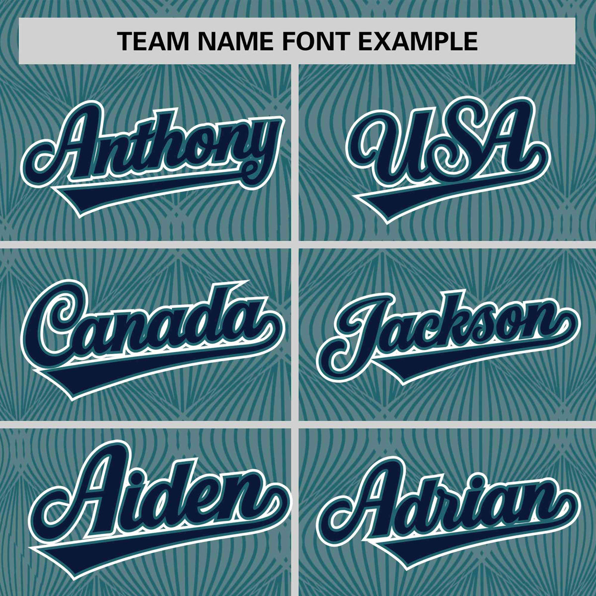 Custom Aqua Personalized Line Pattern Performance T-Shirt