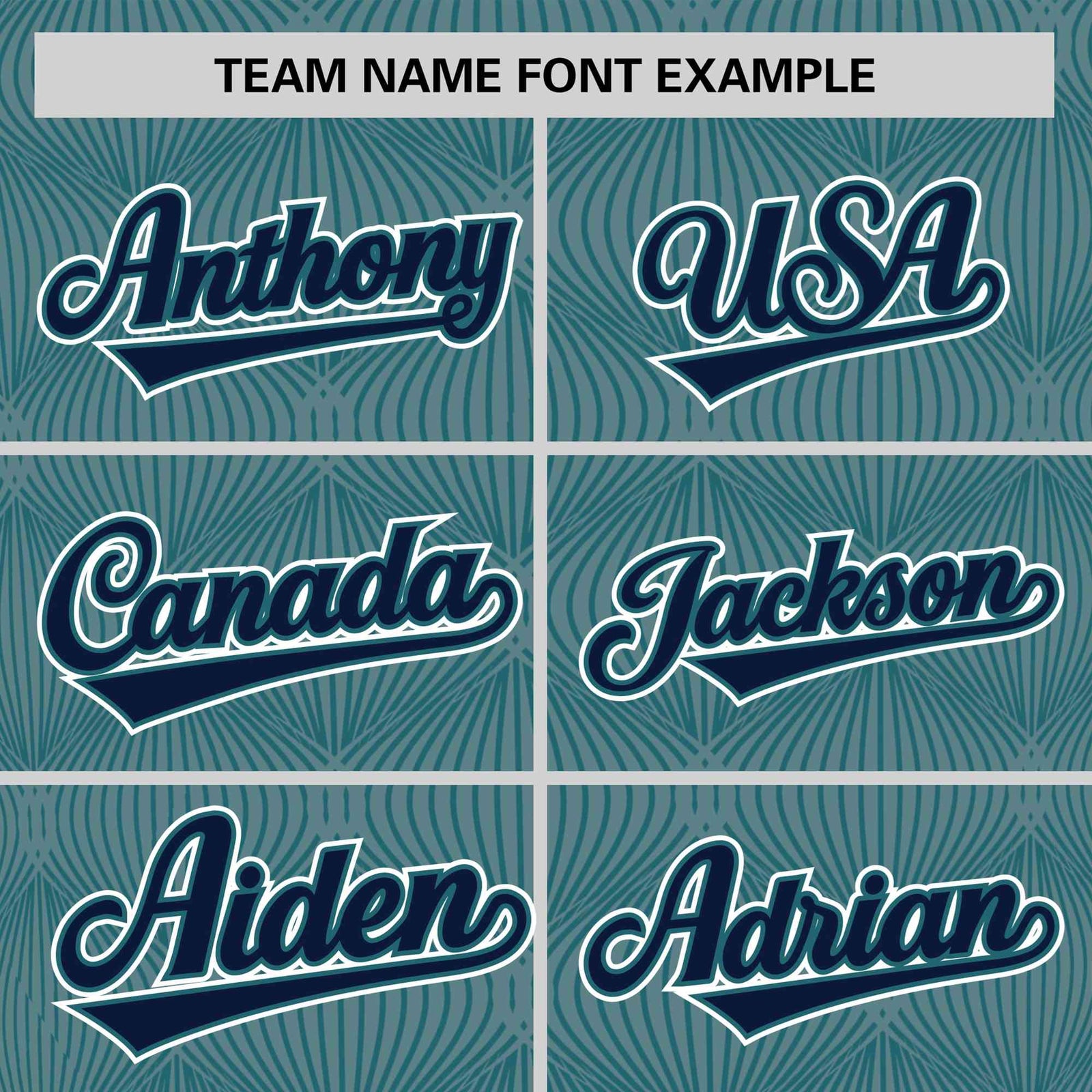 Custom Aqua Personalized Line Pattern Performance T-Shirt