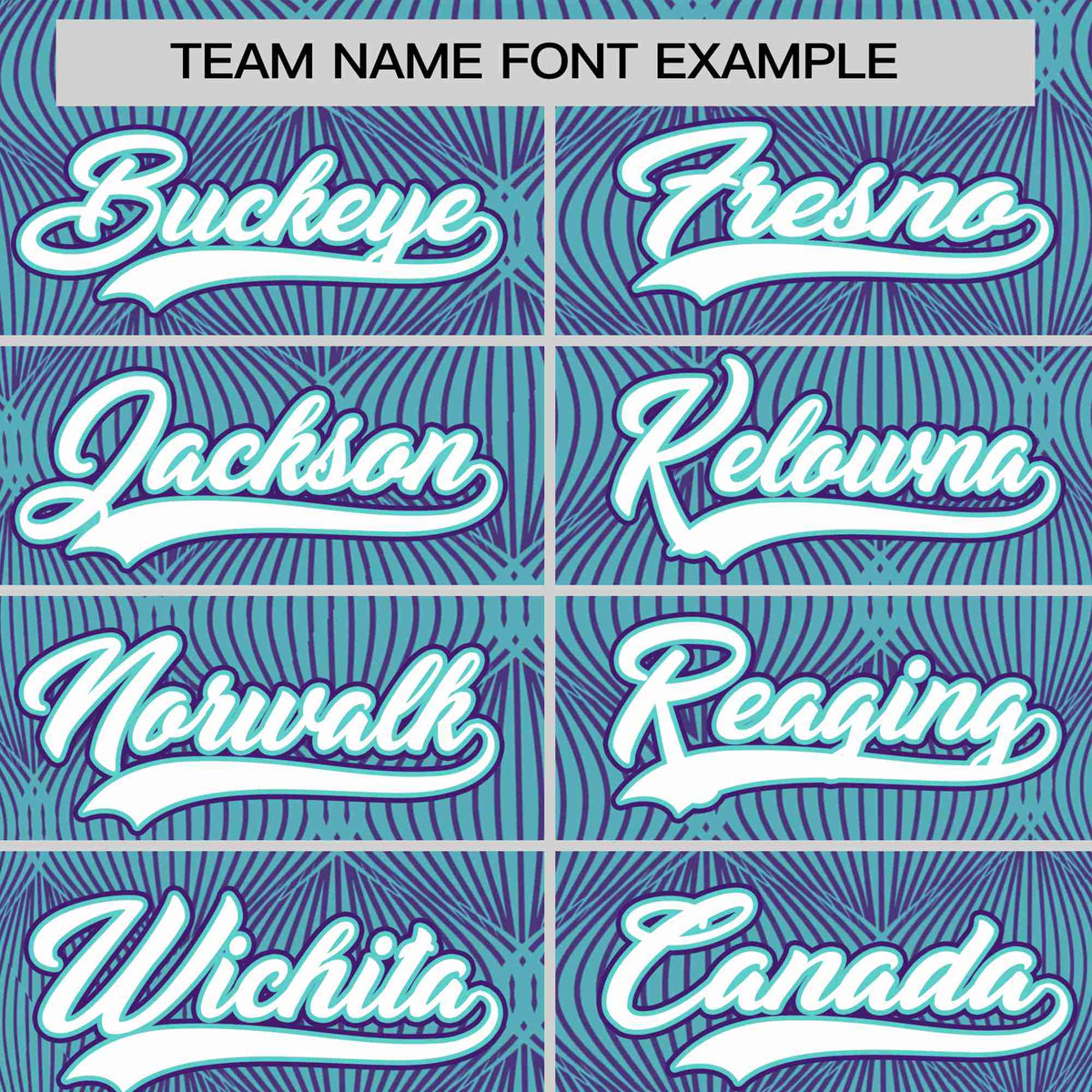 Custom Purple Personalized Line Pattern Performance T-Shirt