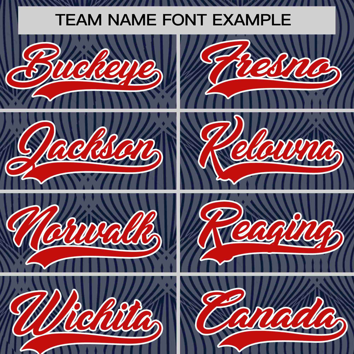 Custom Navy Personalized Line Pattern Performance T-Shirt