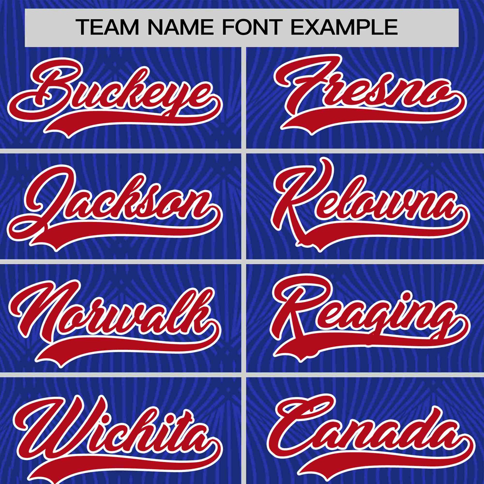 Custom Royal Blue Personalized Line Pattern Performance T-Shirt