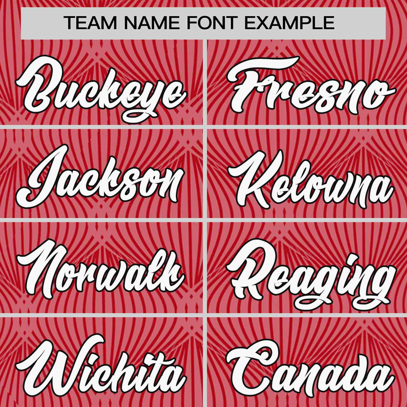 Custom Red Personalized Line Pattern Performance T-Shirt