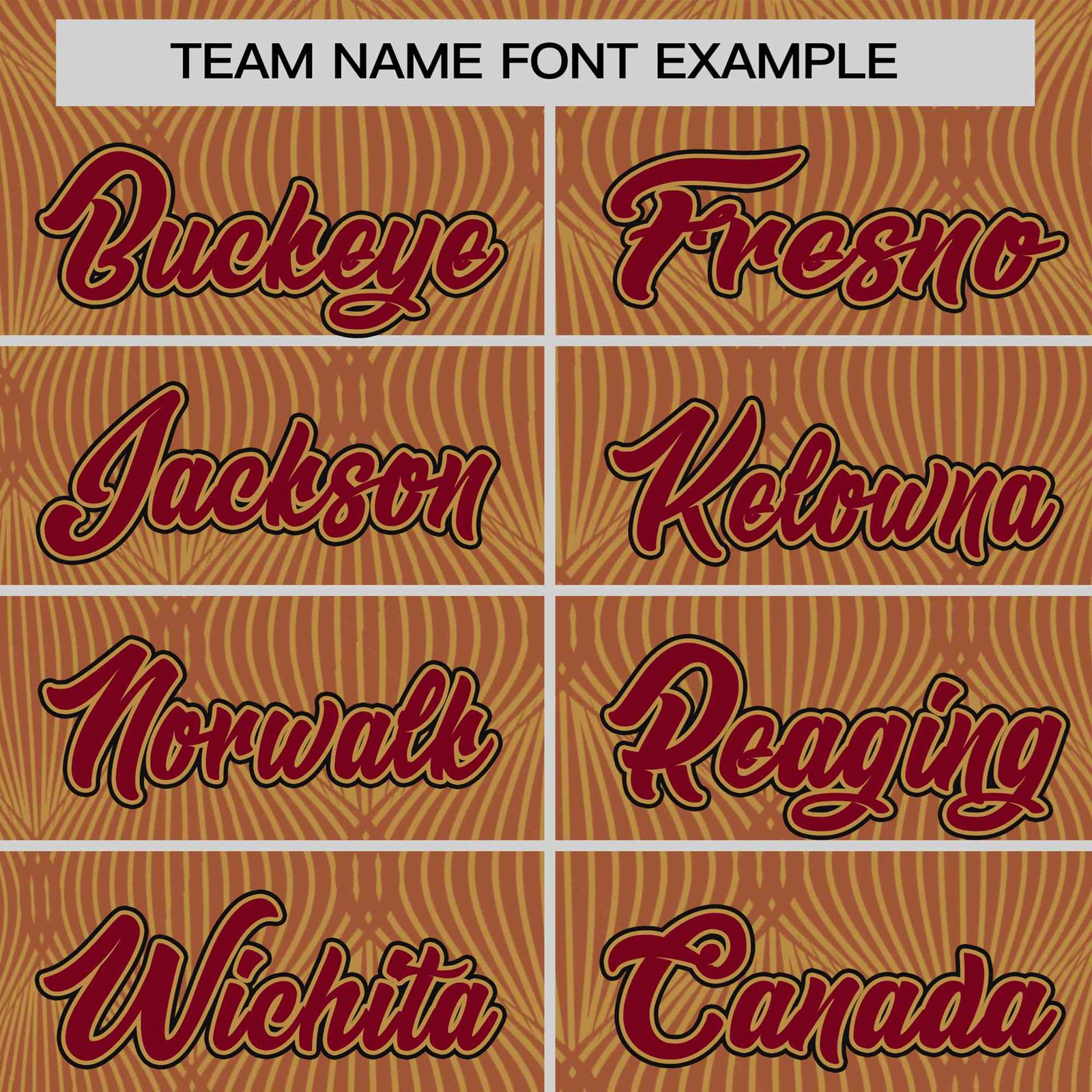 Custom Gold Personalized Line Pattern Performance T-Shirt