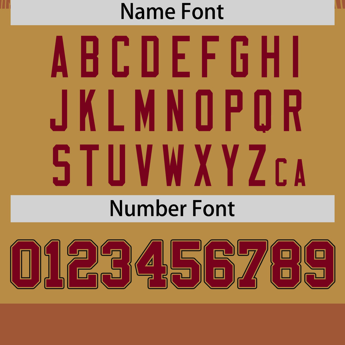 Custom Gold Personalized Line Pattern Performance T-Shirt