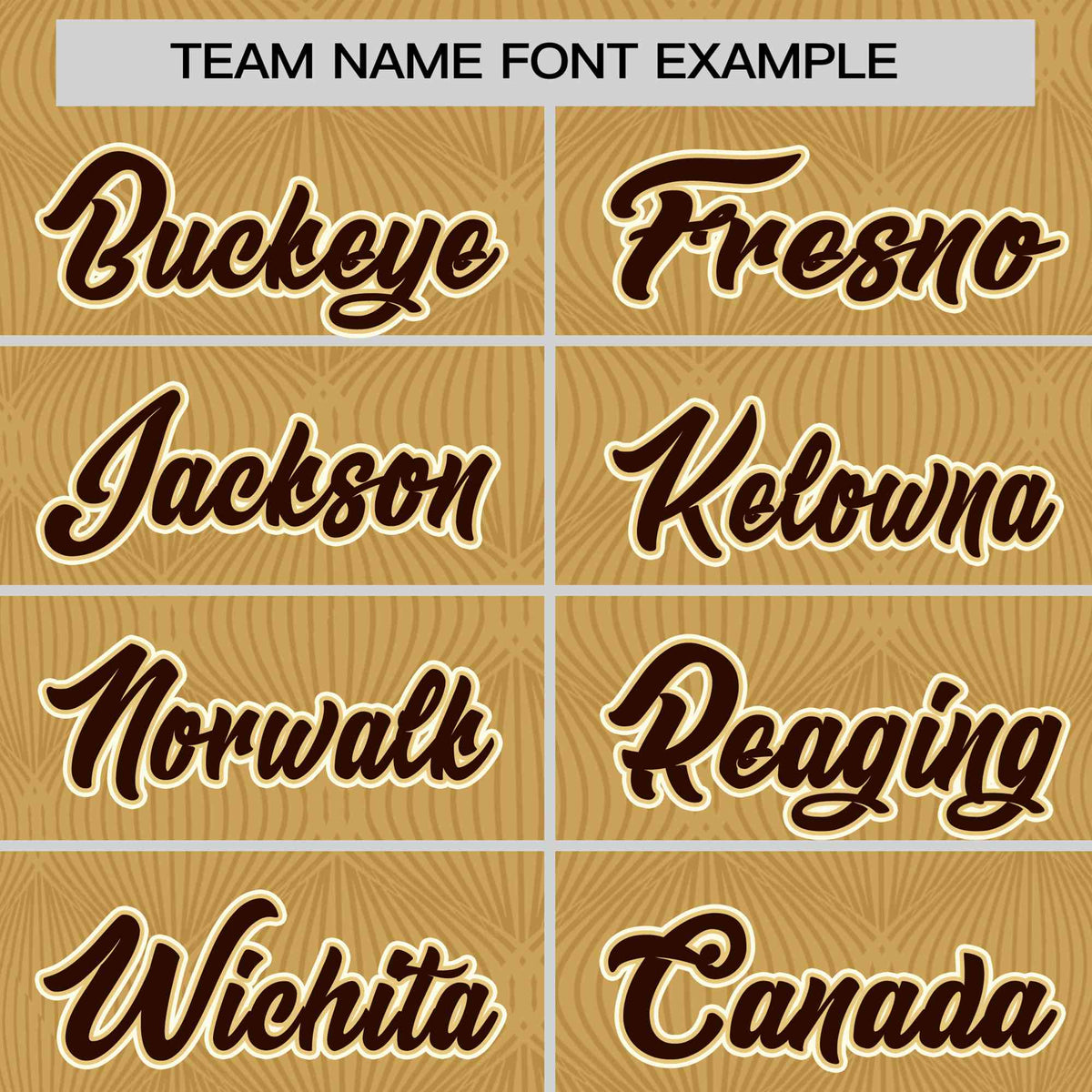 Custom Old Gold Personalized Line Pattern Performance T-Shirt