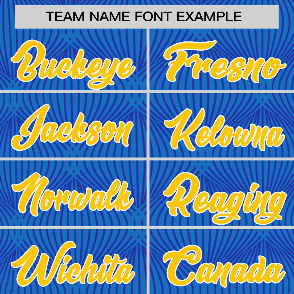 Custom Royal Blue Personalized Line Pattern Performance T-Shirt