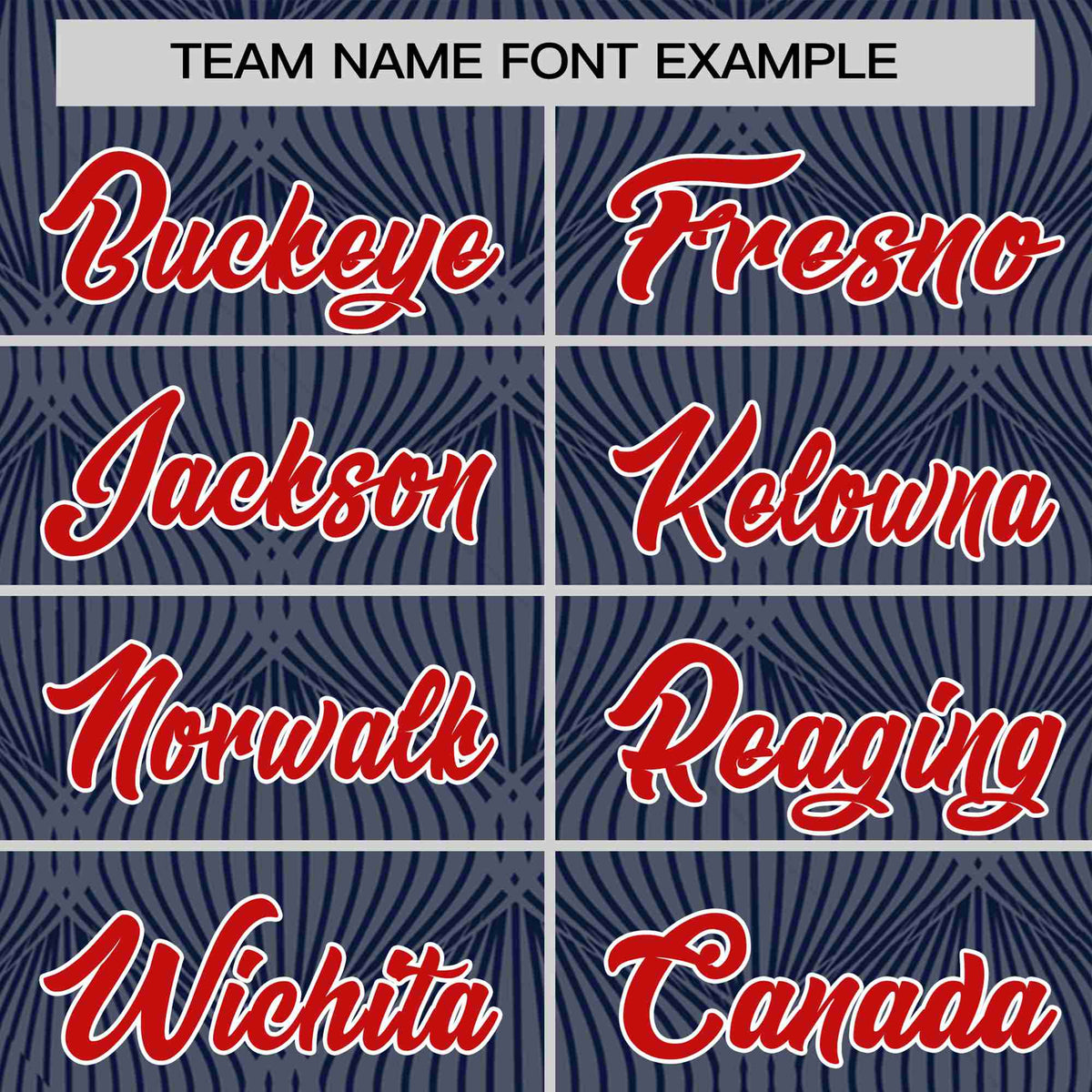 Custom Navy Personalized Line Pattern Performance T-Shirt