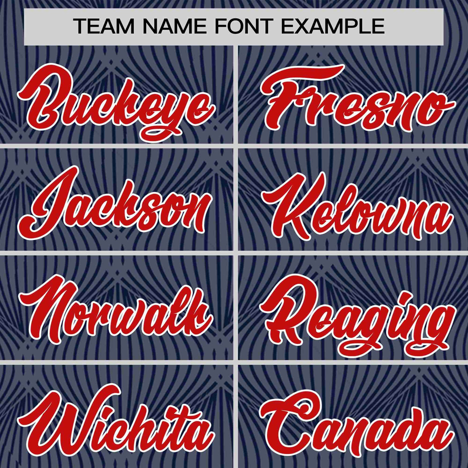 Custom Navy Personalized Line Pattern Performance T-Shirt