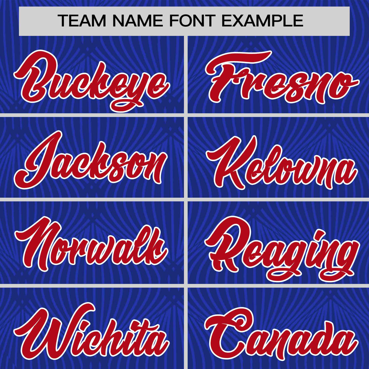 Custom Royal Blue Personalized Line Pattern Performance T-Shirt
