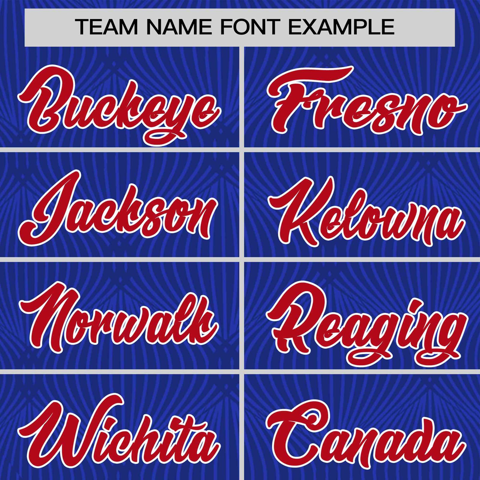 Custom Royal Blue Personalized Line Pattern Performance T-Shirt