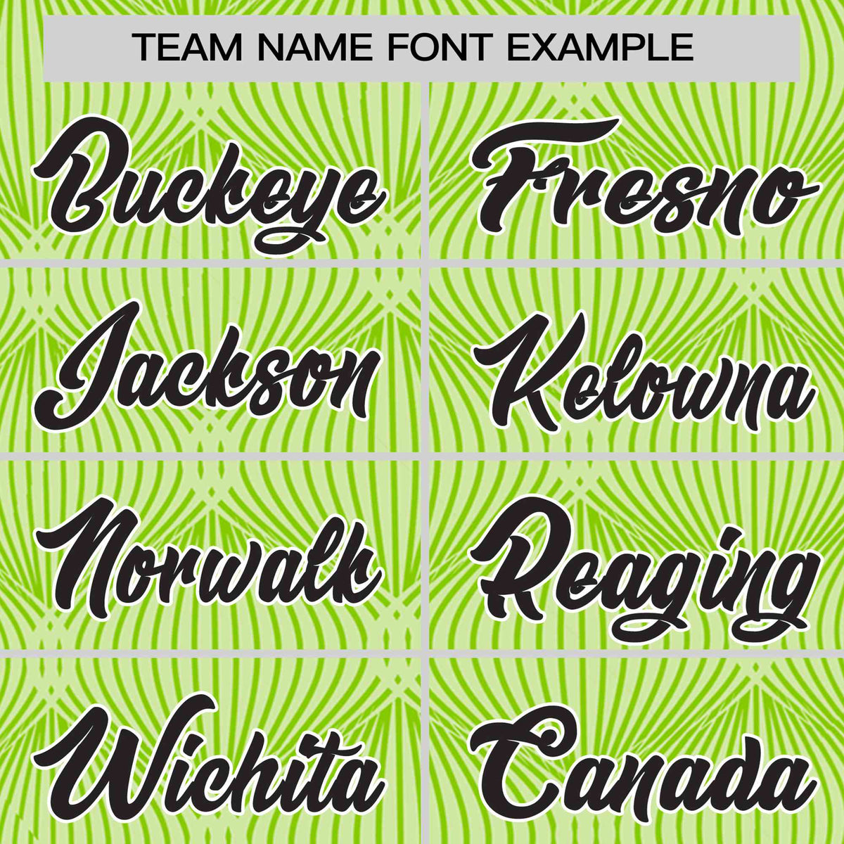 Custom Neon Green Personalized Line Pattern Performance T-Shirt