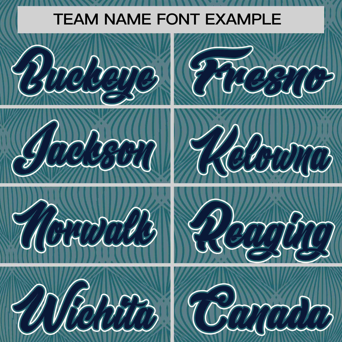 Custom Aqua Personalized Line Pattern Performance T-Shirt