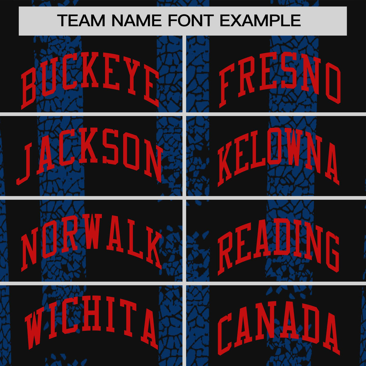 Custom Black-Royal Blue Personalized Chunky Striped Pattern Performance T-Shirt