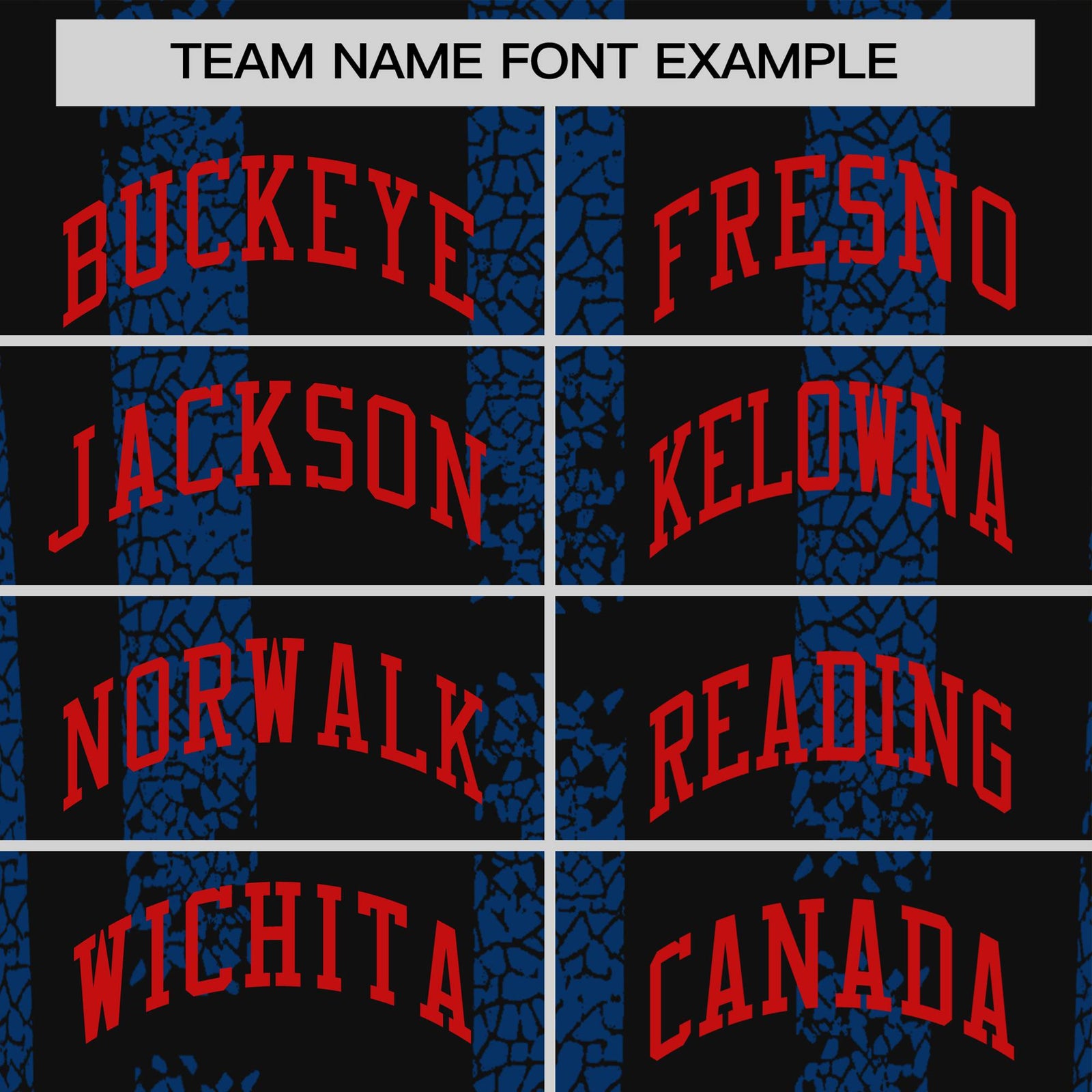 Custom Black-Royal Blue Personalized Chunky Striped Pattern Performance T-Shirt