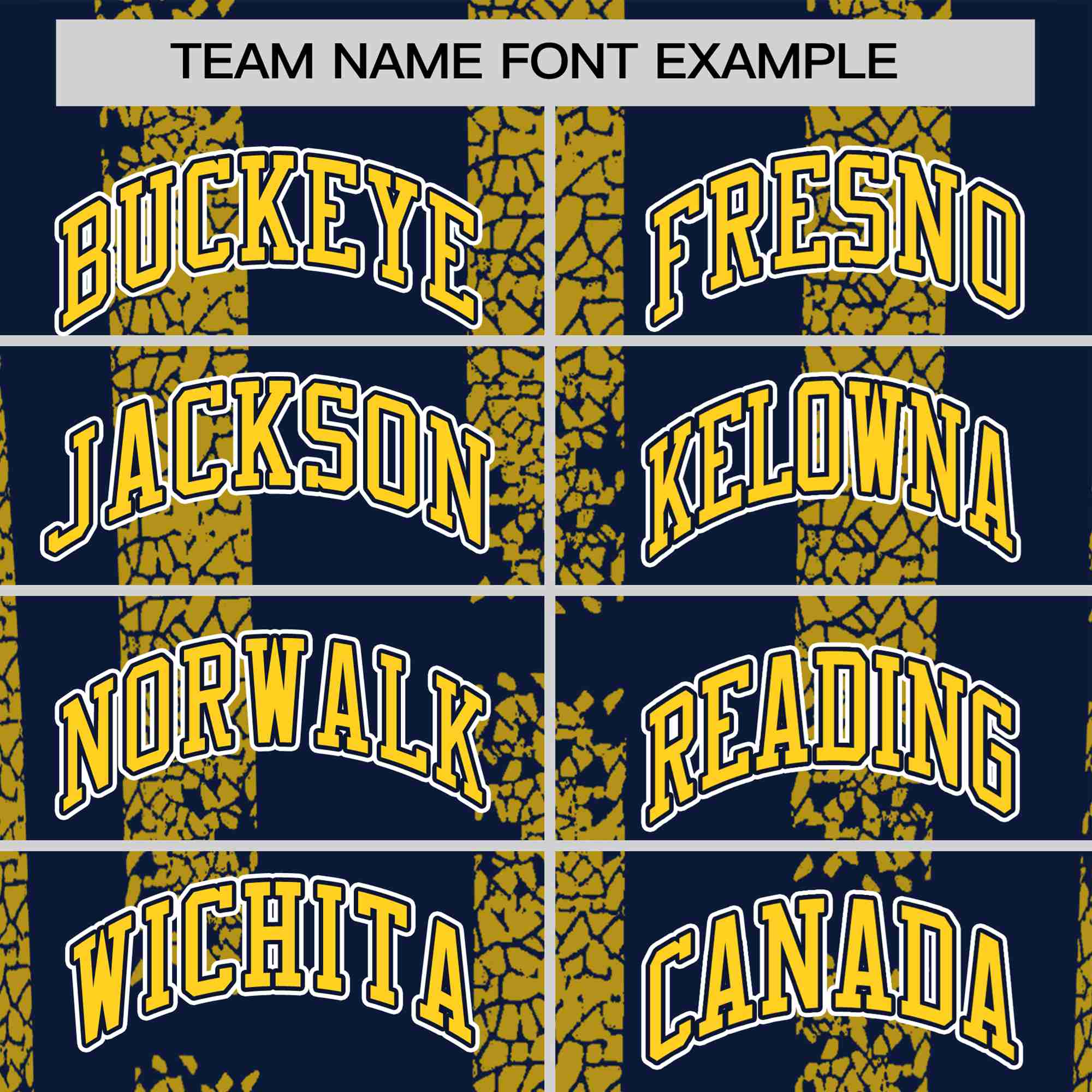 Custom Navy Gold01 Personalized Chunky Striped Pattern Performance T-Shirt