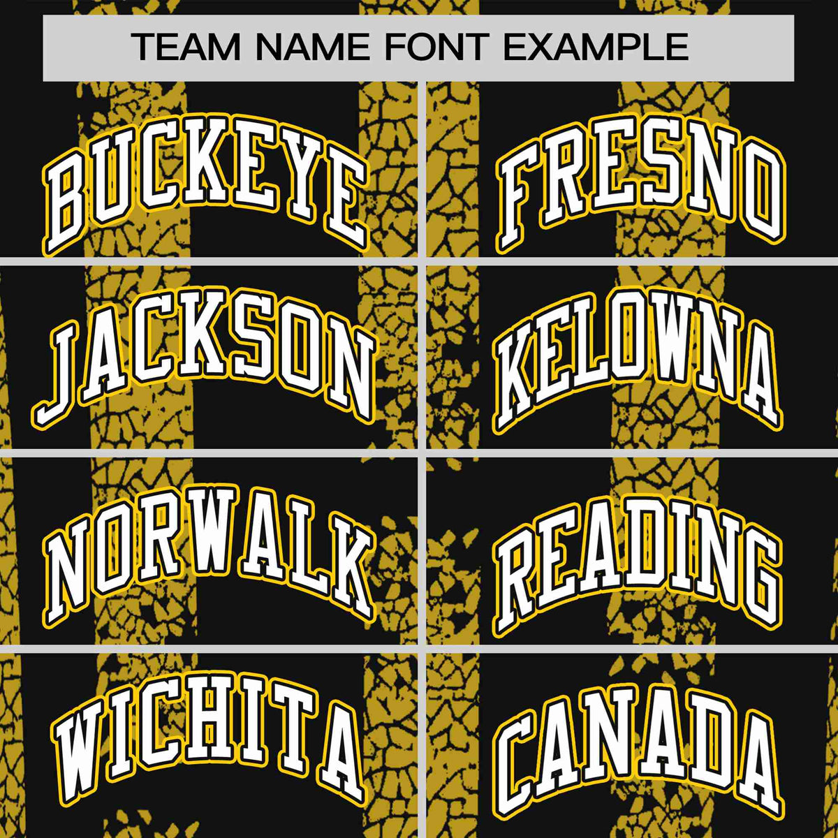 Custom Black Gold01 Personalized Chunky Striped Pattern Performance T-Shirt