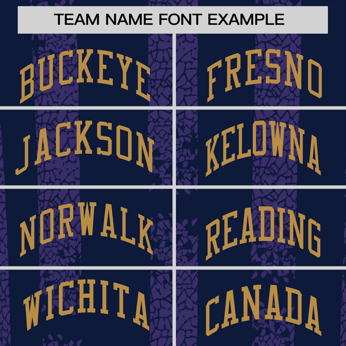 Custom Navy Purple Personalized Chunky Striped Pattern Performance T-Shirt