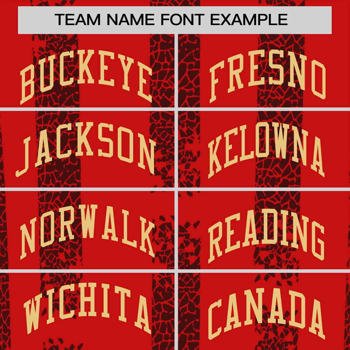 Custom Red Black Personalized Chunky Striped Pattern Performance T-Shirt