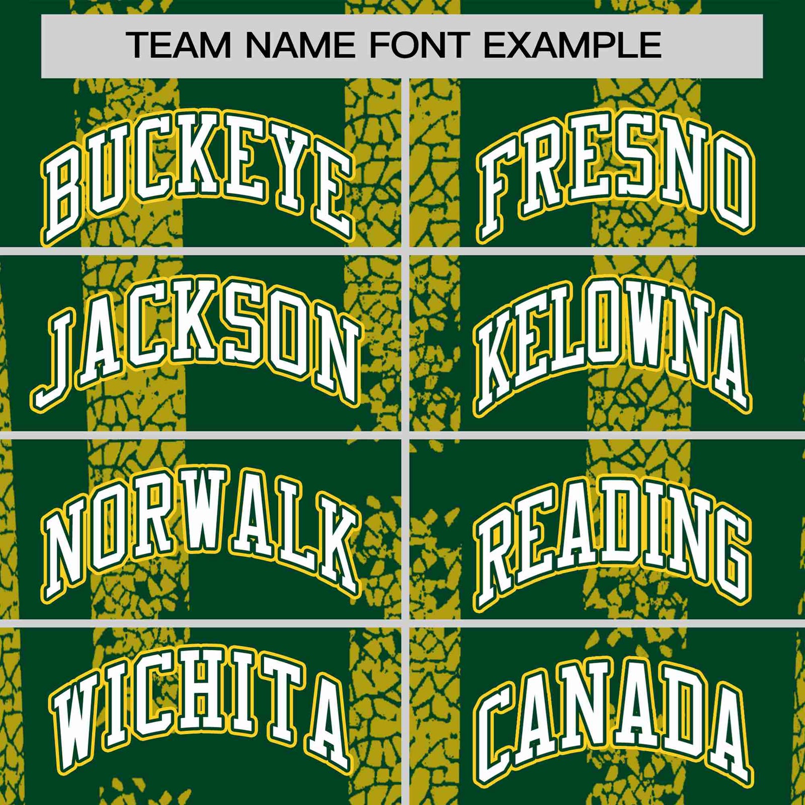 Custom Green-Gold 01 Personalized Chunky Striped Pattern Performance T-Shirt