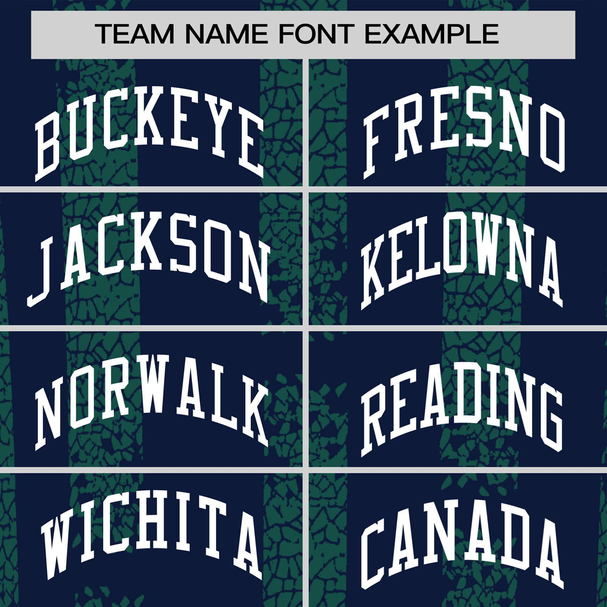 Custom Navy Teal Personalized Chunky Striped Pattern Performance T-Shirt