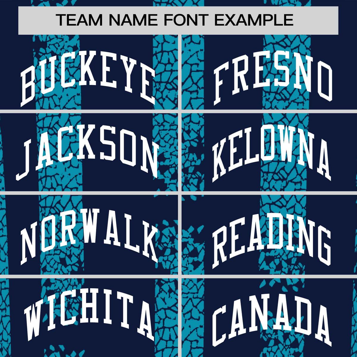 Custom Navy-Sky Blue Personalized Chunky Striped Pattern Performance T-Shirt