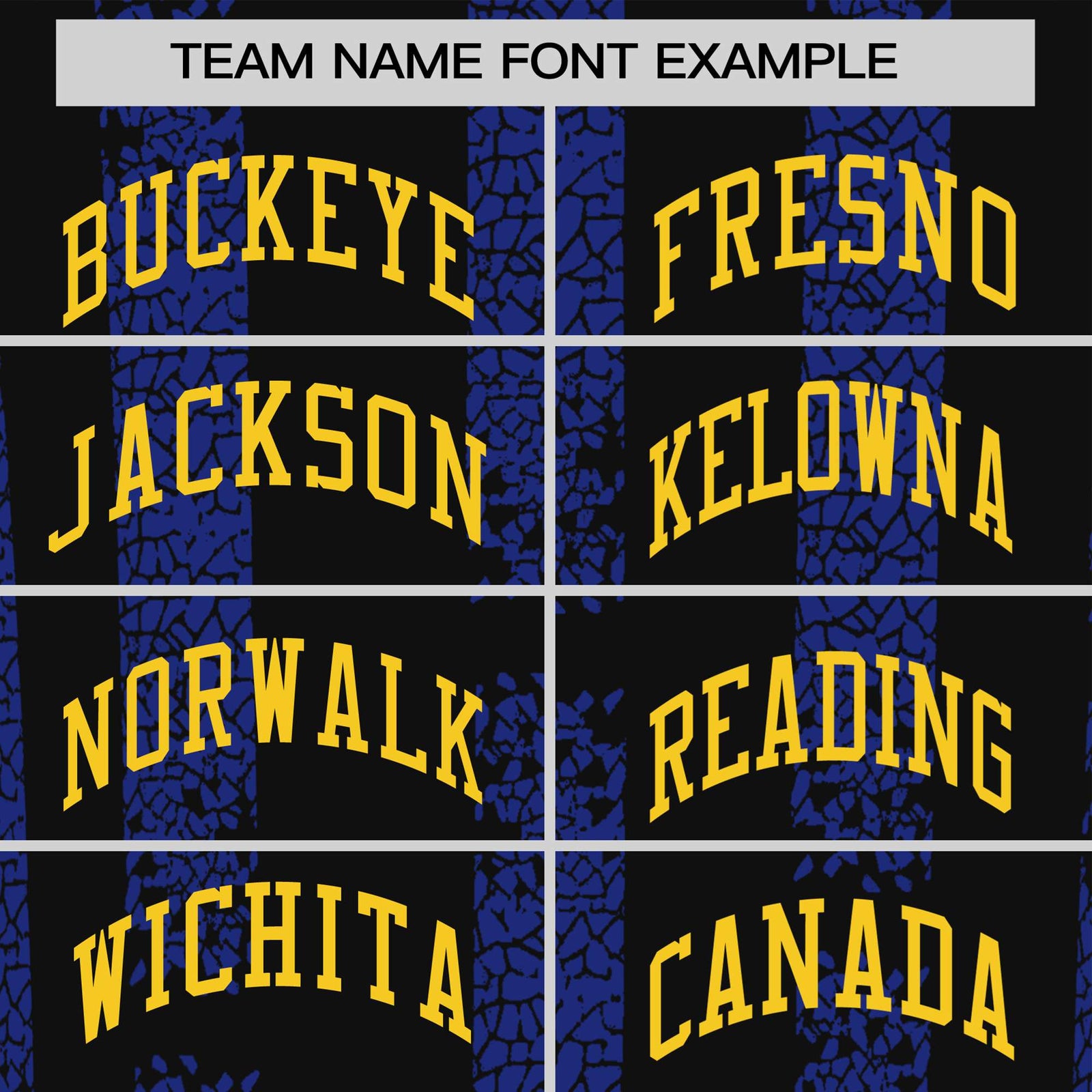 Custom Black Royal Blue Personalized Chunky Striped Pattern Performance T-Shirt