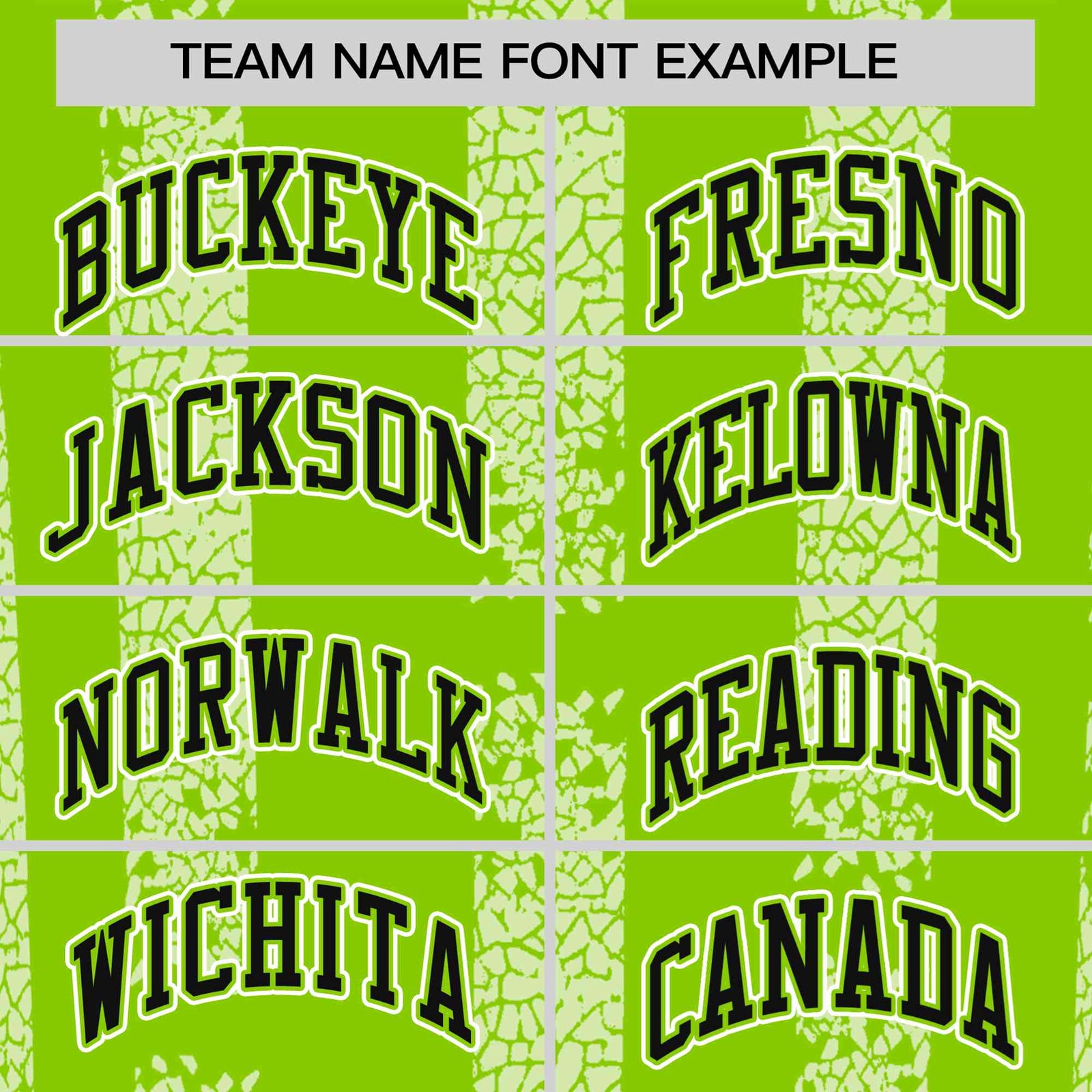 Custom Neon Green White Personalized Chunky Striped Pattern Performance T-Shirt