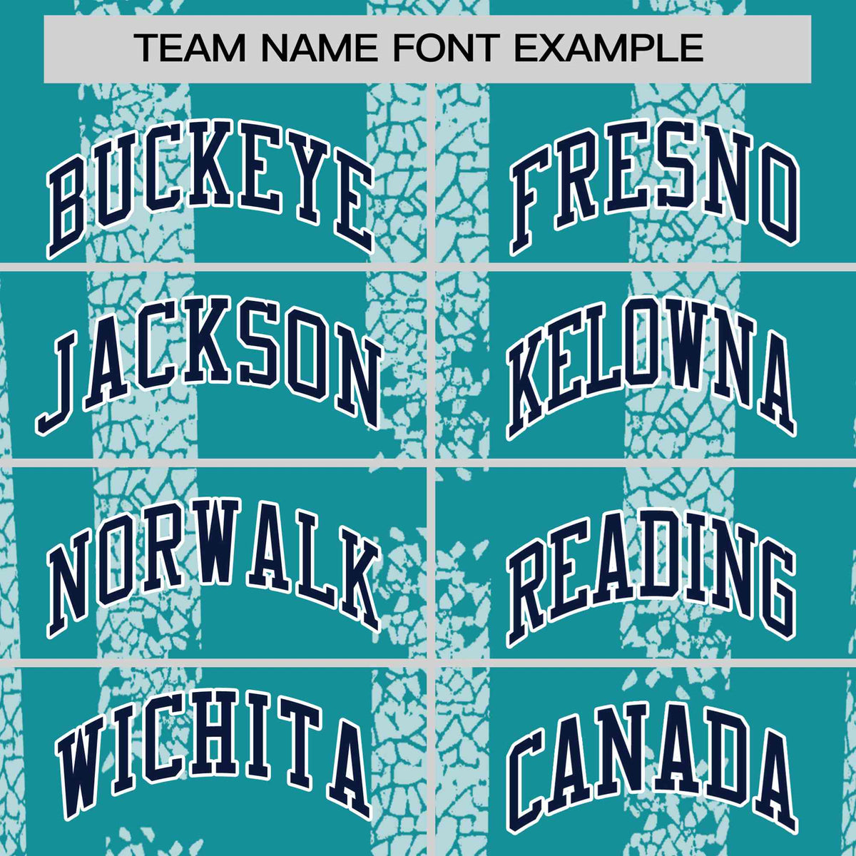 Custom Aqua White Personalized Chunky Striped Pattern Performance T-Shirt