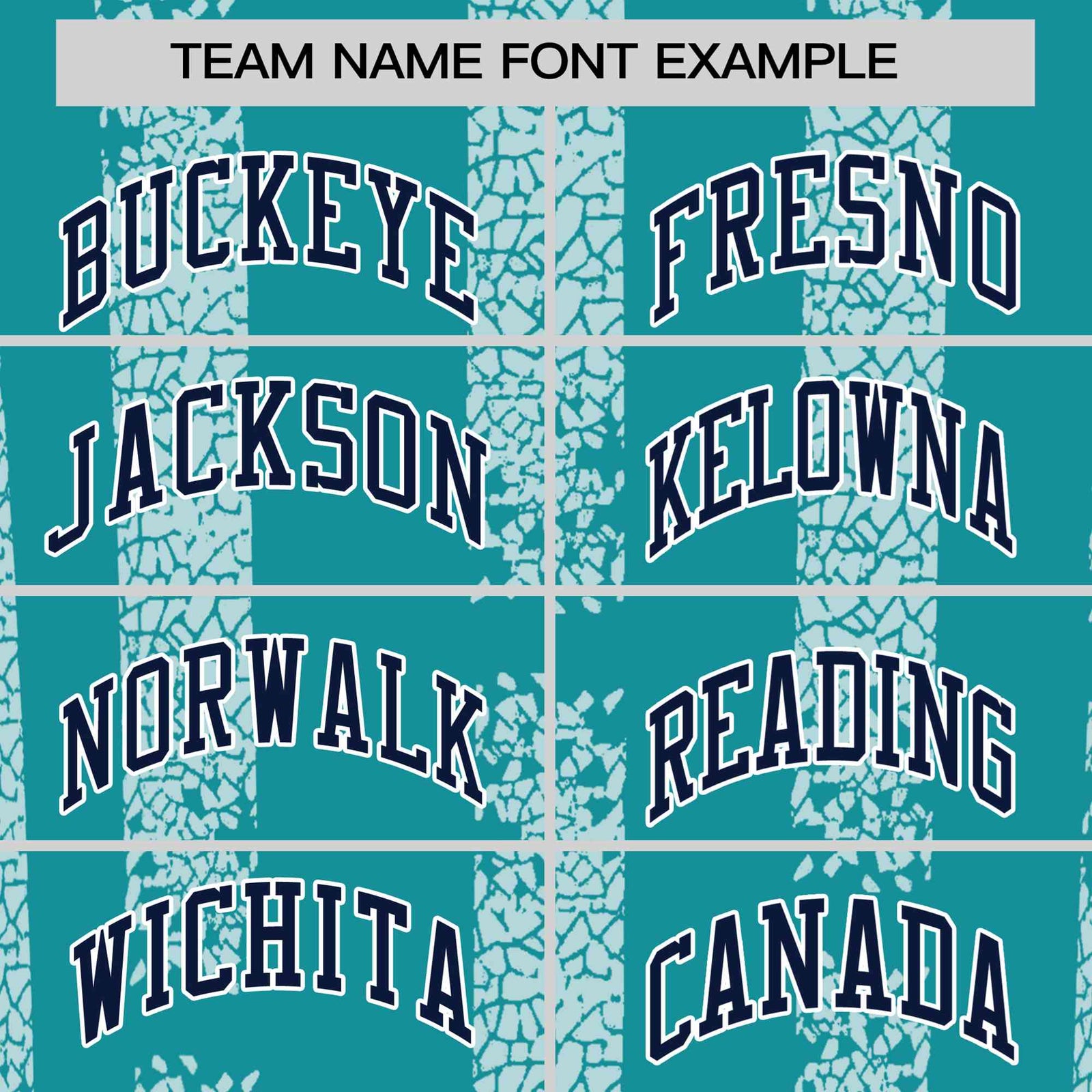 Custom Aqua White Personalized Chunky Striped Pattern Performance T-Shirt